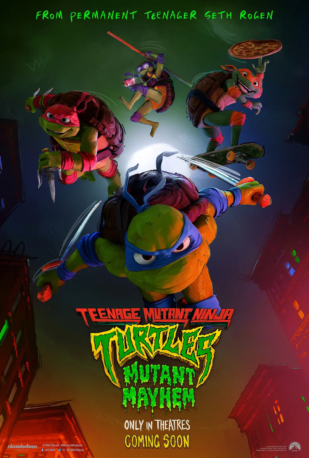 [影视] 忍者神龟：变种大乱斗 WEB-DL版下载/忍者龟：变异危机(港) / 忍者龟：变种大乱斗(台) / 新忍者神龟 / 忍者神龟重启版 2023 Teenage Mutant Ninja Turtles: Mutant Mayhem 10.84G